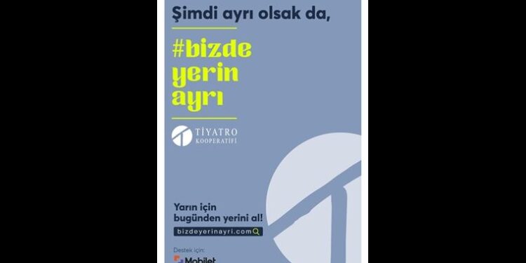 Seyircisini özleyen tiyatroculardan çağrı: #BizdeYerinAyrı