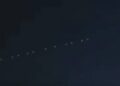 Starlink uydu serisi Mardin’den görüldü