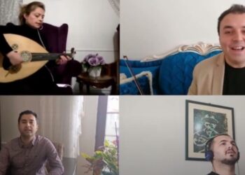 Öğretmenler evlerde orkestra kurarak müzik kanalı açtı