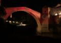 Mostar Köprüsü TBMM’nin 100. yılına özel kırmızı beyaza büründü