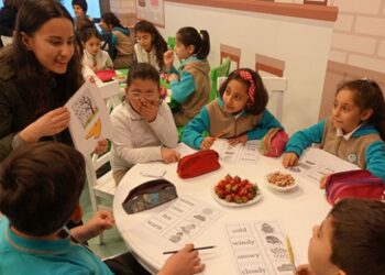 Ders arası dil molası projesiyle İngilizce öğreniyorlar