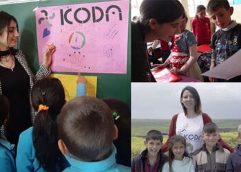 Köy öğretmenleriyle el ele