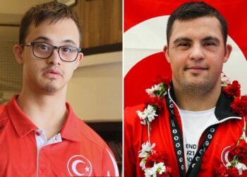 Özel sporcular Talha Ahmet Erdem ve Doğukan Coşar Avrupa Şampiyonu