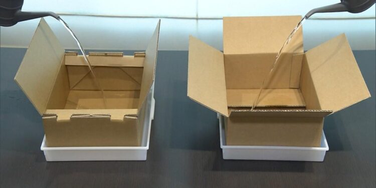 Plastiğe alternatif: Su geçirmeyen karton kutu