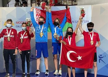 Genç milli pentatletlerden Portekiz’de bronz madalya