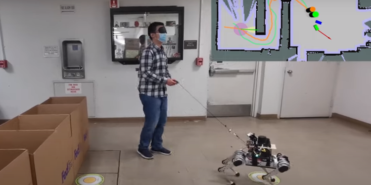 Görme engellilere eşlik edecek robot rehber köpekler geliştirildi