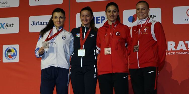Türk sporcular Avrupa Karate Şampiyonası’nda 3 madalya kazandı