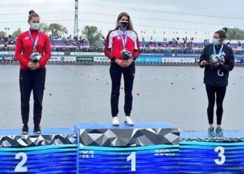 Milli kanocu Lasma Liepa’dan gümüş madalya