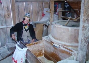 80 yaşındaki Melahat Çekir tarihi değirmeni tek başına işletiyor