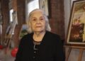 91 yaşındaki kadın hayalini kurduğu ilk resim sergisini açtı