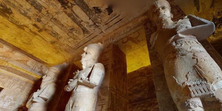 Ebu Simbel tapınakları sanal turla ziyarete açıldı