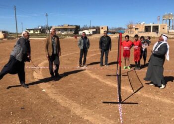 Mardinli köylülerin badminton sevgisi