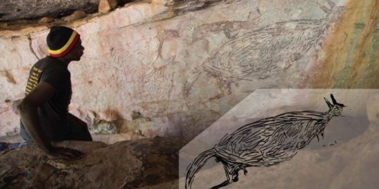 Avustralya’nın en eski kaya çizimi keşfedildi