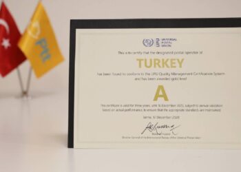 PTT, Dünya Posta Birliğinden “A seviye” kalite belgesi aldı
