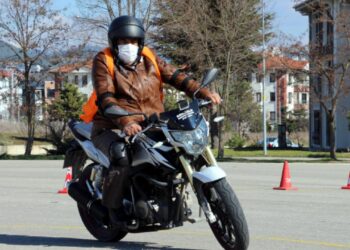 70 yaşında motosiklet hayalini gerçekleştirdi
