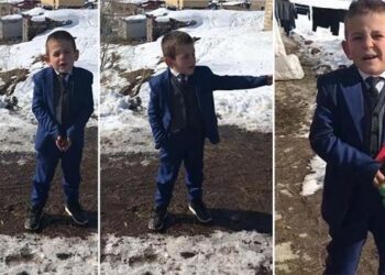 Küçük muhtar adayı Çağatay’dan ‘telefon direği’ talimatı