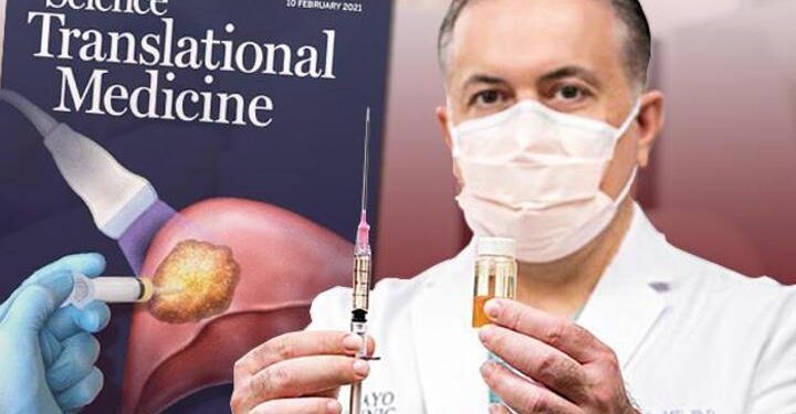 Prof. Dr. Rahmi Öklü, kanserli dokuyu yok eden yeni bir sıvı geliştirdi