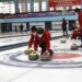 Kars Çayı’nda curling oynayan çocukların hayalleri gerçek oldu