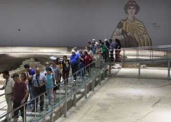 Şanlıurfa Arkeoloji ve Mozaik Müzesi ziyaretçilerini görsel canlandırmalarla karşılıyor