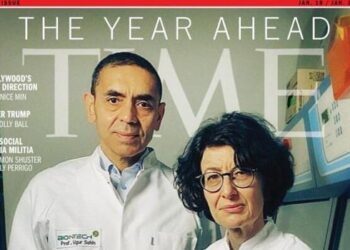 Prof. Dr. Uğur Şahin ve Özlem Türeci dünyaca ünlü TIME dergisinin kapağında!