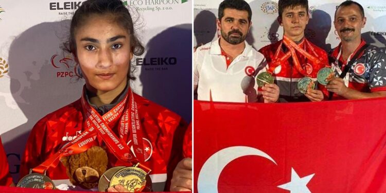 Milli halterciler Avrupa şampiyonu oldu