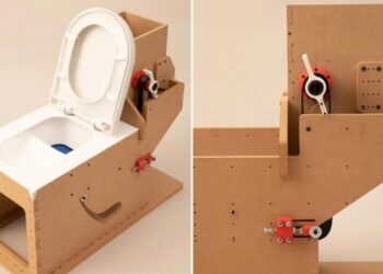 Kumla çalışan klozet tasarlandı