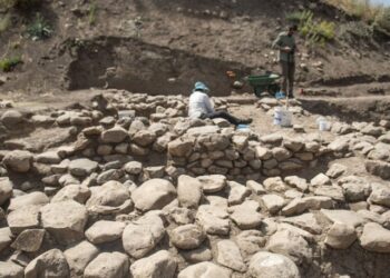 Tozkoparan Höyüğü kazısında bulundu