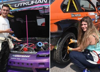 Türkiye’nin tek kadın drift pilotu ile en genç pilotu pistlerde