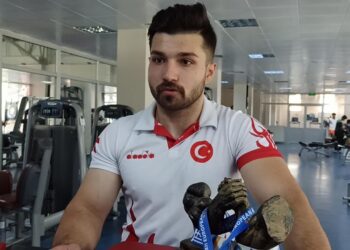 Milli bilek güreşçi Ali Karaçete dünya şampiyonluğu için çalışıyor