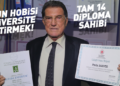 Onun hobisi üniversite bitirmek: 14 diploması var