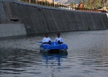 Gümüşhane Harşit Çayı’nda deniz bisikleti hizmeti