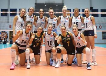 PTT Spor Kadın Voleybol Takımı namağlup Balkan şampiyonu