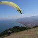 Ordu’nun mavi ve yeşil manzarasında yamaç paraşütü