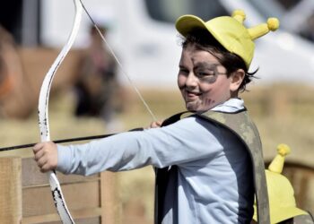 Dünya Göçebe Oyunları’nın keyfini çocuklar çıkarıyor