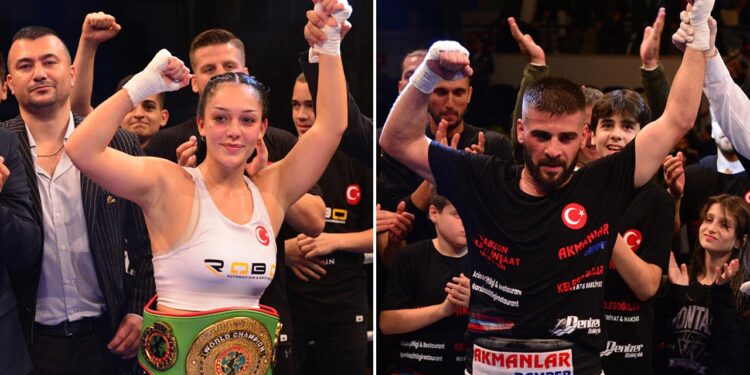 Milli boksörler UBO Dünya şampiyonu oldu