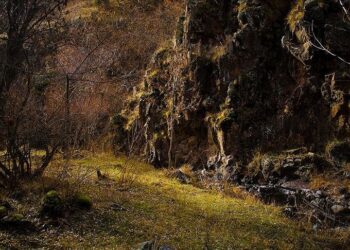 Erzurum’daki Karanlıkdere Kanyonu doğal güzelliğiyle dağcıların rotasında