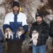 800 yıllık çınarın kovuğu 8 yavru köpeğe yuva oldu