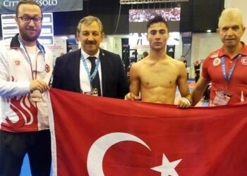 Milli sporcusu Çetin Karapınar İtalya’da altın madalya aldı