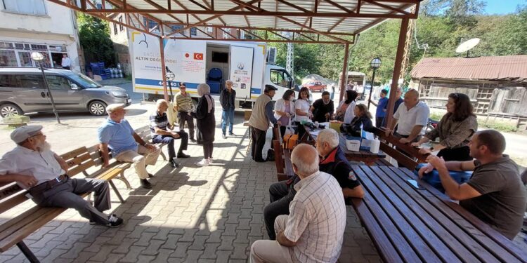 Ordu Altınordu’da vatandaşlara mobil sağlık hizmeti