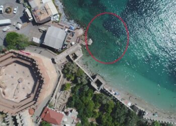 Alanya Kalesi’nde büyük keşif… Sert dalgalarla ortaya çıktı