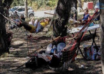 Bursa’da “Hamak Festivali” düzenlendi