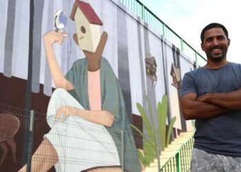 Sırp nakkaş çizdiği resimlerle duvarları yeniden canlandırıyor