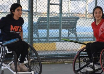 Şırnaklı engelli sporcular Aspendos Open Tenis Turnuvası’na hazırlanıyor