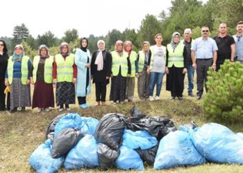 Kastamonu’muzu Temizliyoruz projesi ile 30 ton çöp toplandı