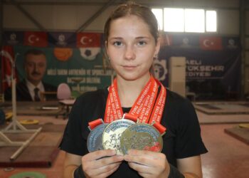 Avrupa şampiyonu genç milli halterci başarısını yineledi