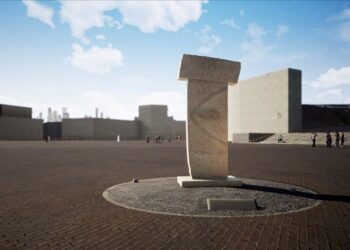 Göbeklitepe’deki dikili taşın kopyası Katar’da Dünya Kupası’nda sergilenecek