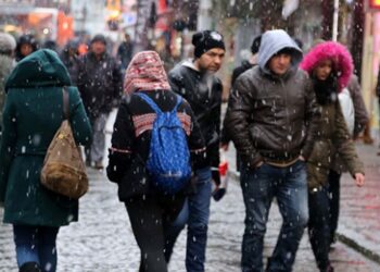 Edirne’ye yılın ilk karı düştü