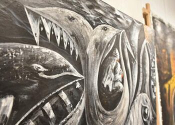 Sanatçı polis 28 sergi açtı