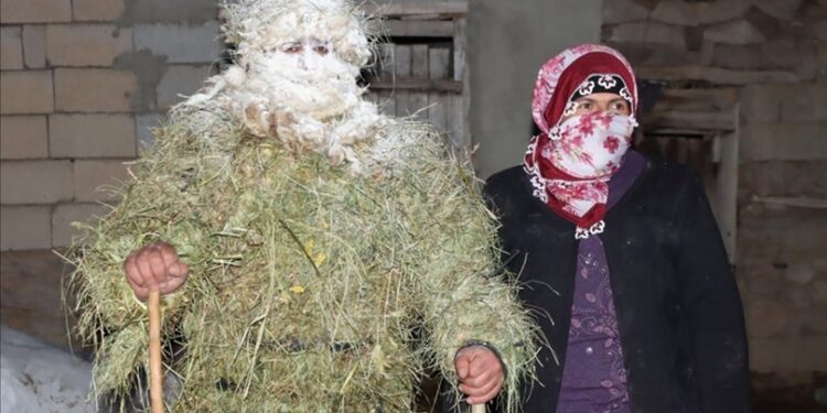 Köylülerin kış eğlencesi: Köse-gelin