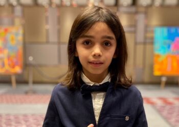 9 yaşındaki Mikail’in eserleri İstanbul’da sergilendi: Sırada New York var